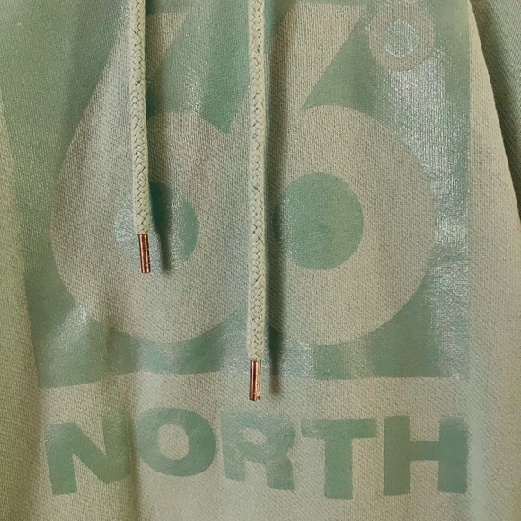 66 DEGREES NORTH MINT HOODIE SMALL - Picture 3 of 4
